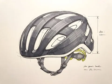 Sketch: casco da bici