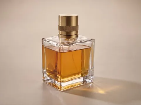 Render di studio: flacone di profumo