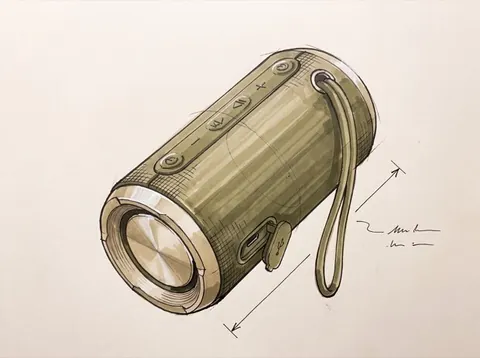 Sketch: speaker portatile
