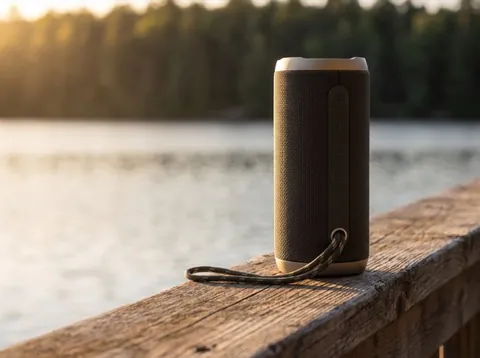 Terzo scatto, ambientato: speaker portatile