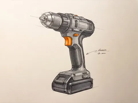 Sketch: trapano a batteria