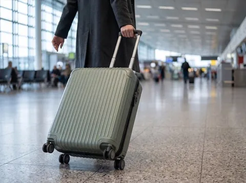 Terzo scatto, ambientato: trolley da cabina