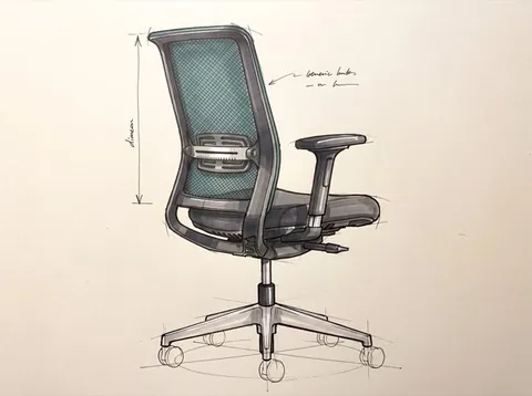 Sketch: sedia da ufficio