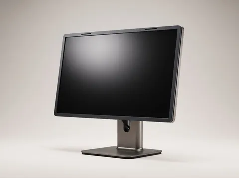 Render di studio: monitor da scrivania
