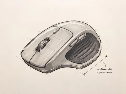 Sketch: mouse ergonomico